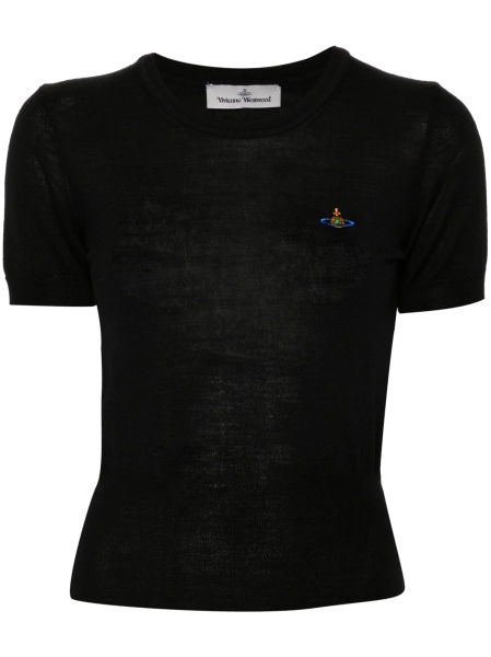 Top tricotat Vivienne Westwood negru