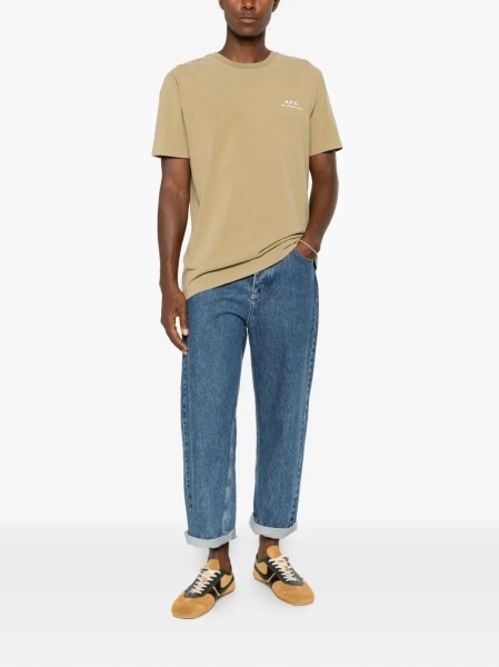 Tricou A.P.C. A.P.C. t shirt COHBS.M26478 JAB LIGHT KHAKI