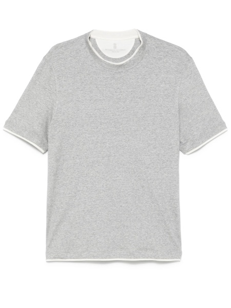 Tricou Brunello Cucinelli gri