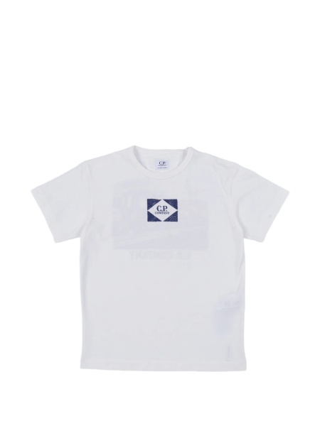 Tricou C.P. Company alb