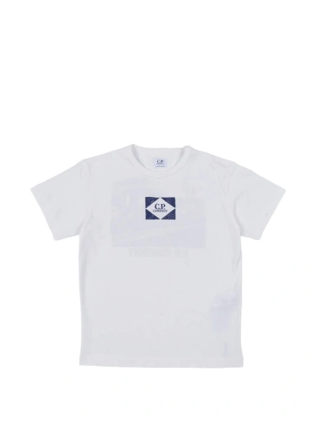 Tricou C.P. Company alb