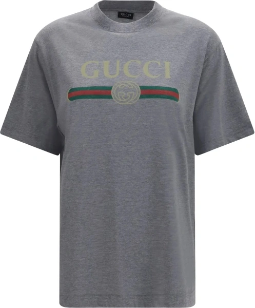 Tricou Cotton and silk jersey printed T-shirt