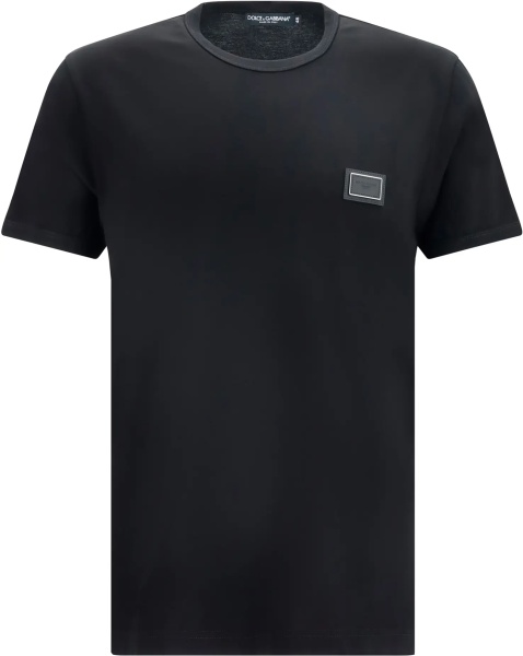 Tricou Cotton T-Shirt with logo plaque