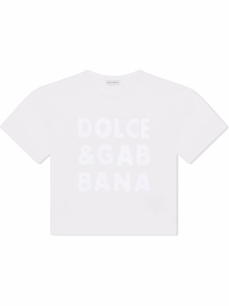 Tricou Dolce & Gabbana alb din bumbac
