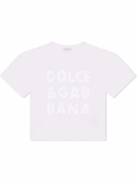 Tricou Dolce & Gabbana alb din bumbac
