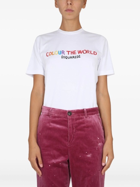 Tricou DSQUARED2 alb