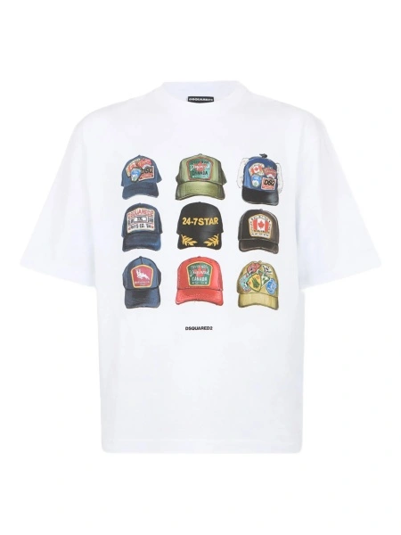 Tricou DSQUARED2 alb