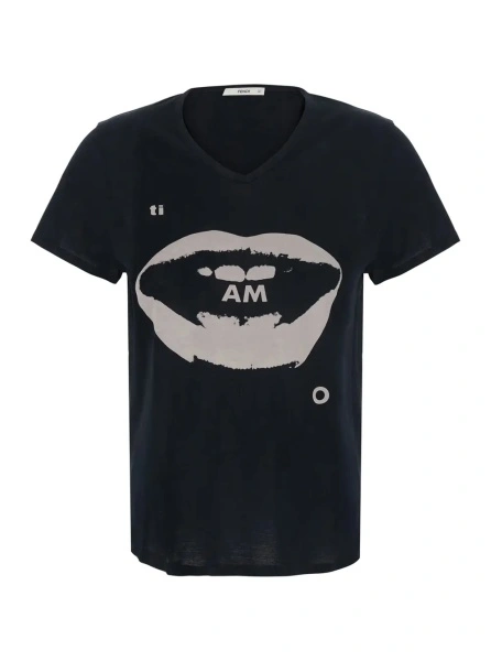 Tricou Fendi negru din bumbac