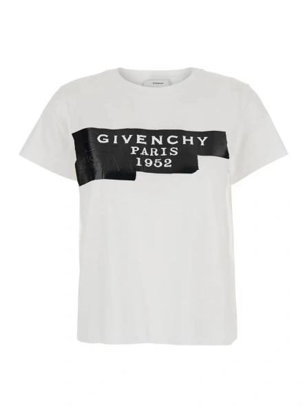 Tricou Givenchy alb din bumbac