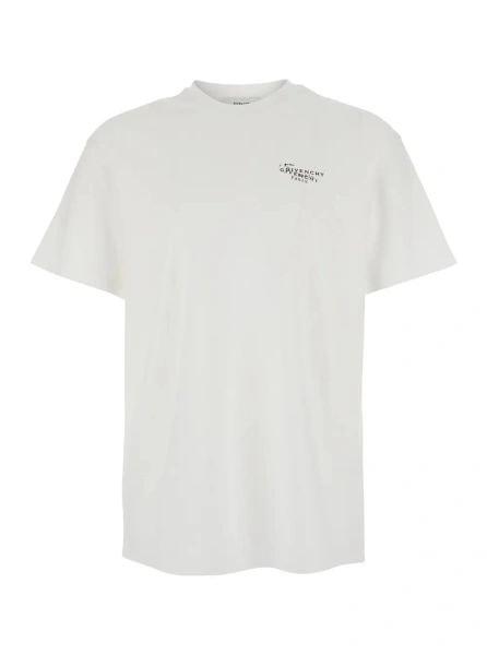 Tricou Givenchy alb din bumbac