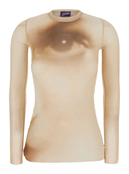 Tricou Jean Paul Gaultier bej