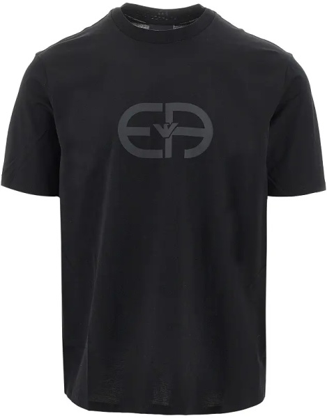 Tricou Logo print lyocell-blend T-shirt