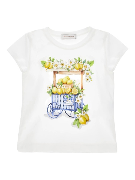 Tricou Monnalisa alb