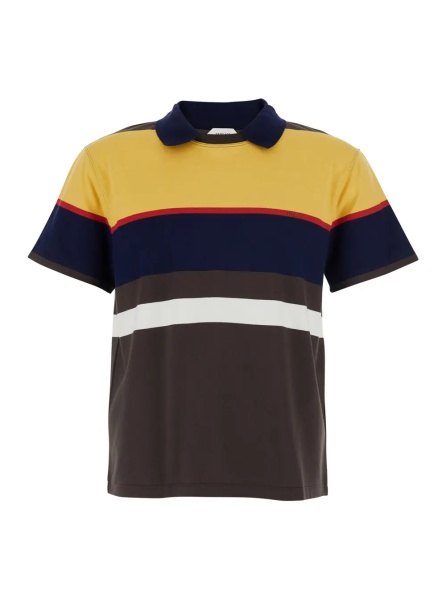 Tricou Multicolor 'STRIPS' T-Shirt with Colorful Details for Men