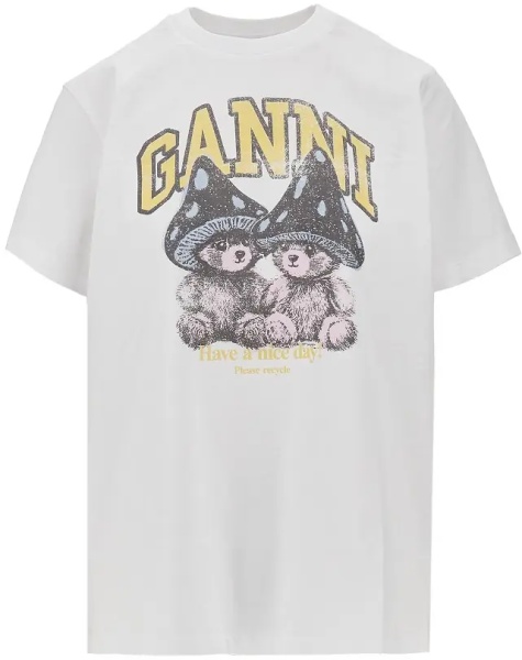 Tricou 'Mushroom Teddy' print T-shirt
