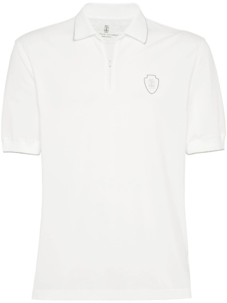 Tricou Polo Brunello Cucinelli alb