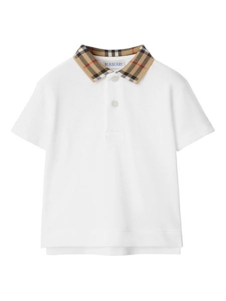 Tricou Polo Burberry alb