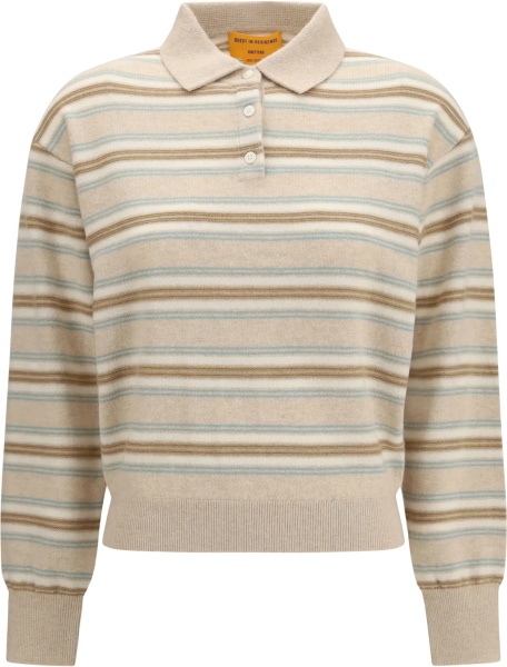 Tricou Polo College striped Polo Sweater