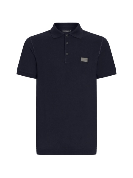 Tricou Polo Dolce & Gabbana albastru