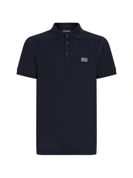Tricou Polo Dolce & Gabbana albastru