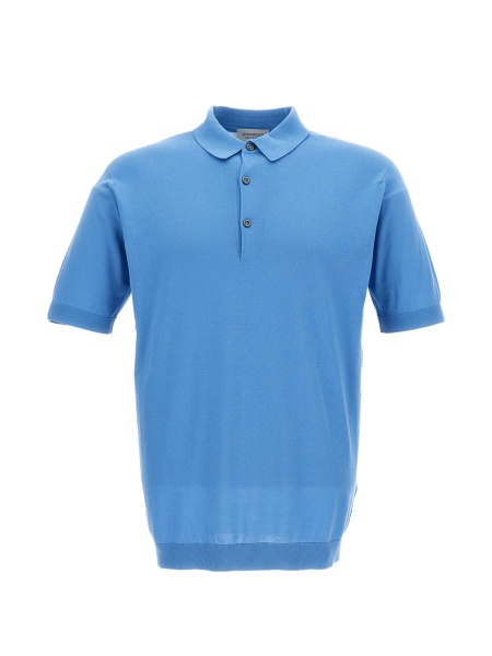 Tricou Polo John Smedley albastru