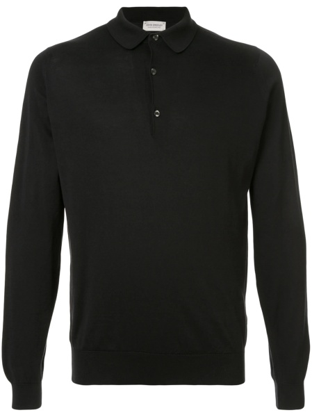 Tricou Polo John Smedley negru