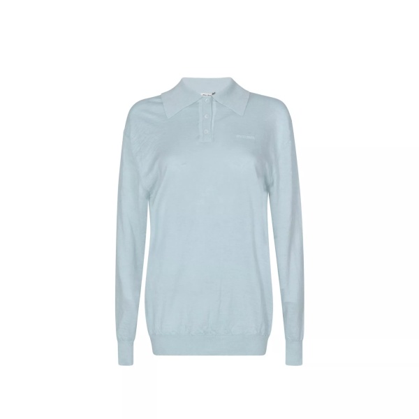 Tricou Polo Miu Miu Cashmere Polo