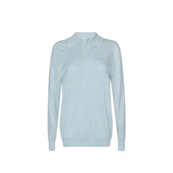 Tricou Polo Miu Miu Cashmere Polo
