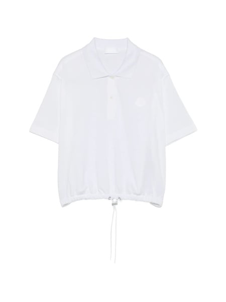 Tricou Polo Moncler alb
