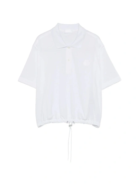 Tricou Polo Moncler alb