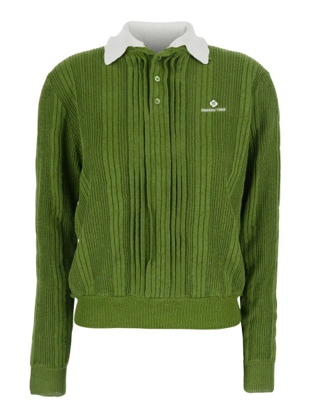 Tricou polo SHUSHU/TONG verde