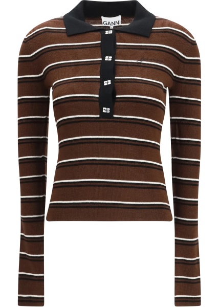 Tricou Polo Striped Merino Polo Shirt