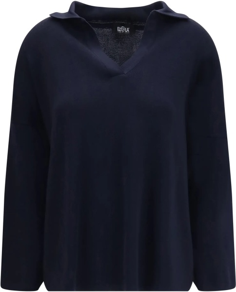 Tricou Polo Wool polo collar Sweater