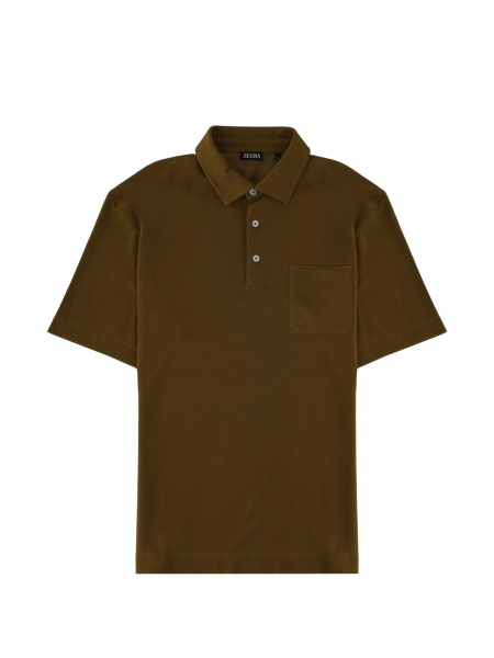 Tricou Polo ZEGNA maro