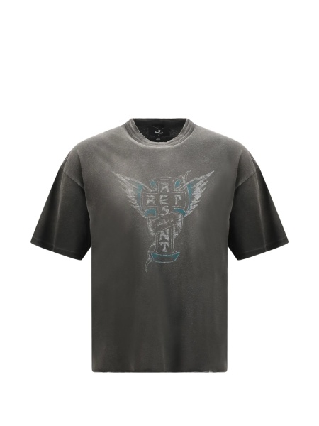 Tricou REPRESENT gri din bumbac