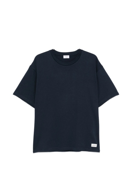 Tricou Saint Laurent albastru din modal si bumbac