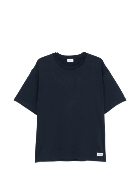 Tricou Saint Laurent albastru din modal si bumbac