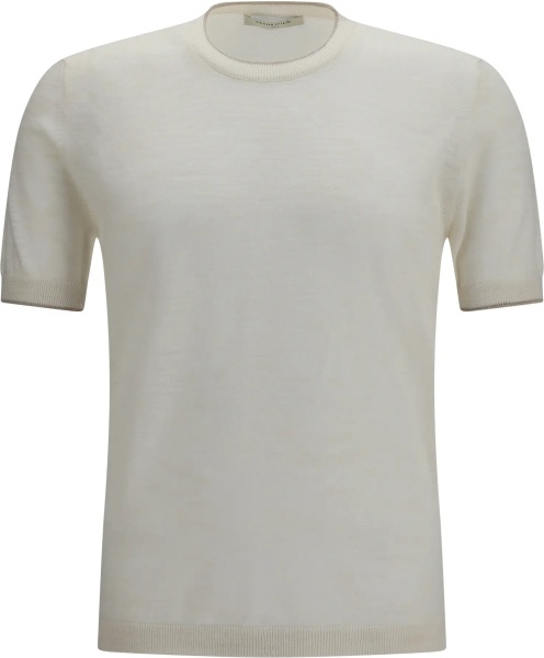 Tricou Short-sleeved linen blend Shirt
