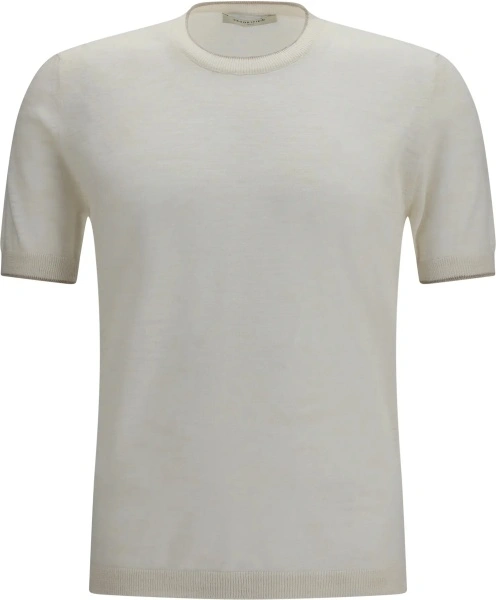 Tricou Short-sleeved linen blend Shirt