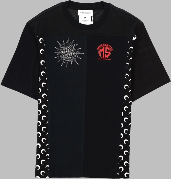 Tricou T-Shirt "Upcycled" Con Stampa
