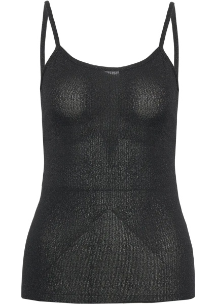 Tricou Tank top with glitter finish