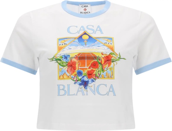 Tricou "Tennis Landscape Ringer" T-Shirt