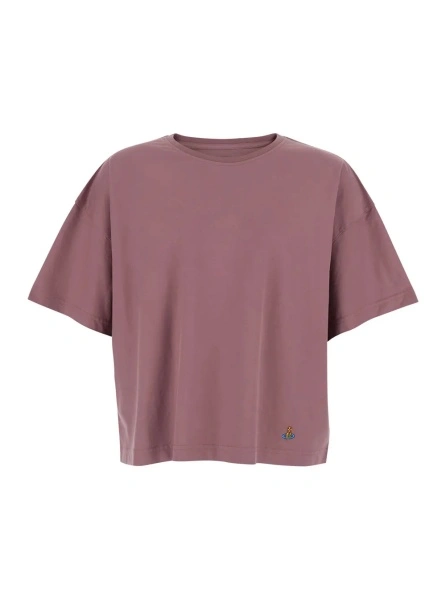 Tricou Vivienne Westwood roz din bumbac