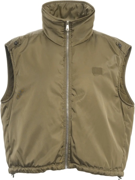 Vesta Gilet with standing collar
