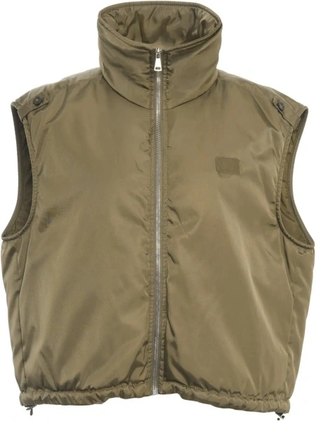 Vesta Gilet with standing collar