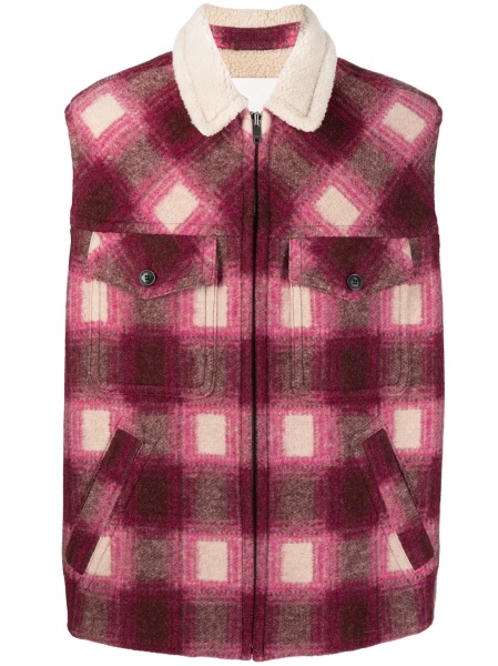 Vesta Isabel Marant violet din polyester si lana