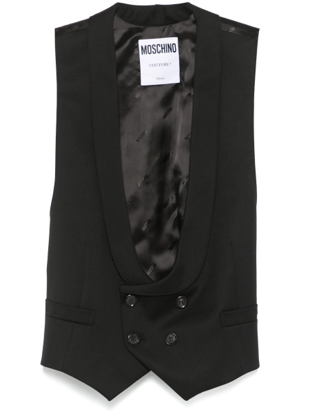 Vesta Moschino neagra din lana