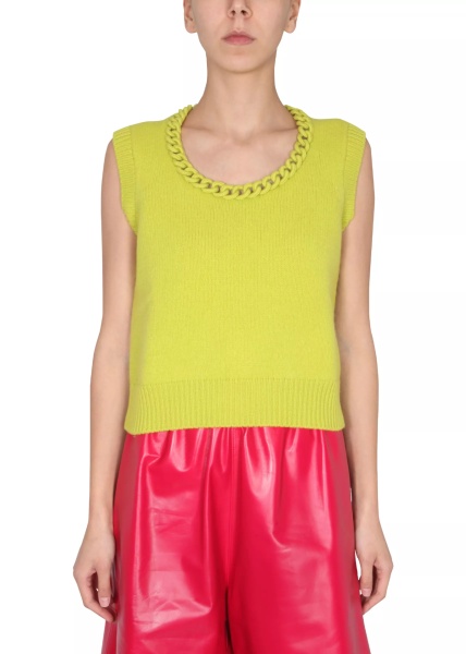 Vesta Vest With Crochet Chain