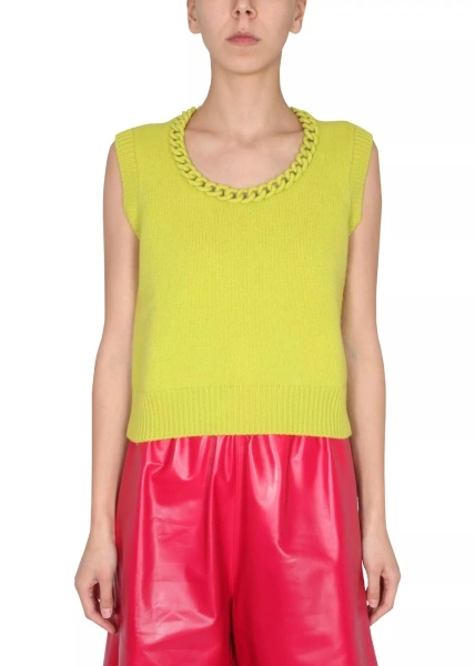 Vesta Vest With Crochet Chain