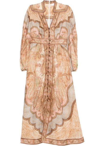 "Wanderlust" Low-Cut Midi Dress